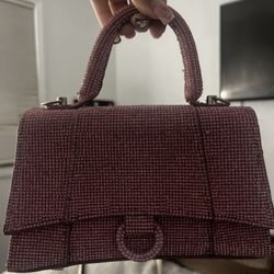 Pink Blinged Out Bag 