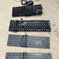 Computer Keyboards, And An Acer Mouse