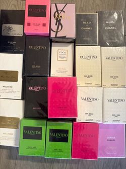 Designer Fragrance Lot – Valentino, Chanel, Creed, YSL