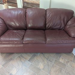 Leather Couch & Loveseat