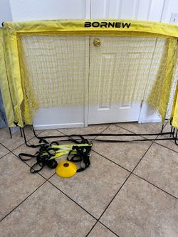 Kids Soccer Goal for Backyard Set - 2 Set of 6X4 / 4X3 ft Toddler Soccer Nets Training Equipment,