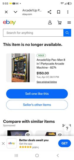Arcade 1up Pac-Man 8274