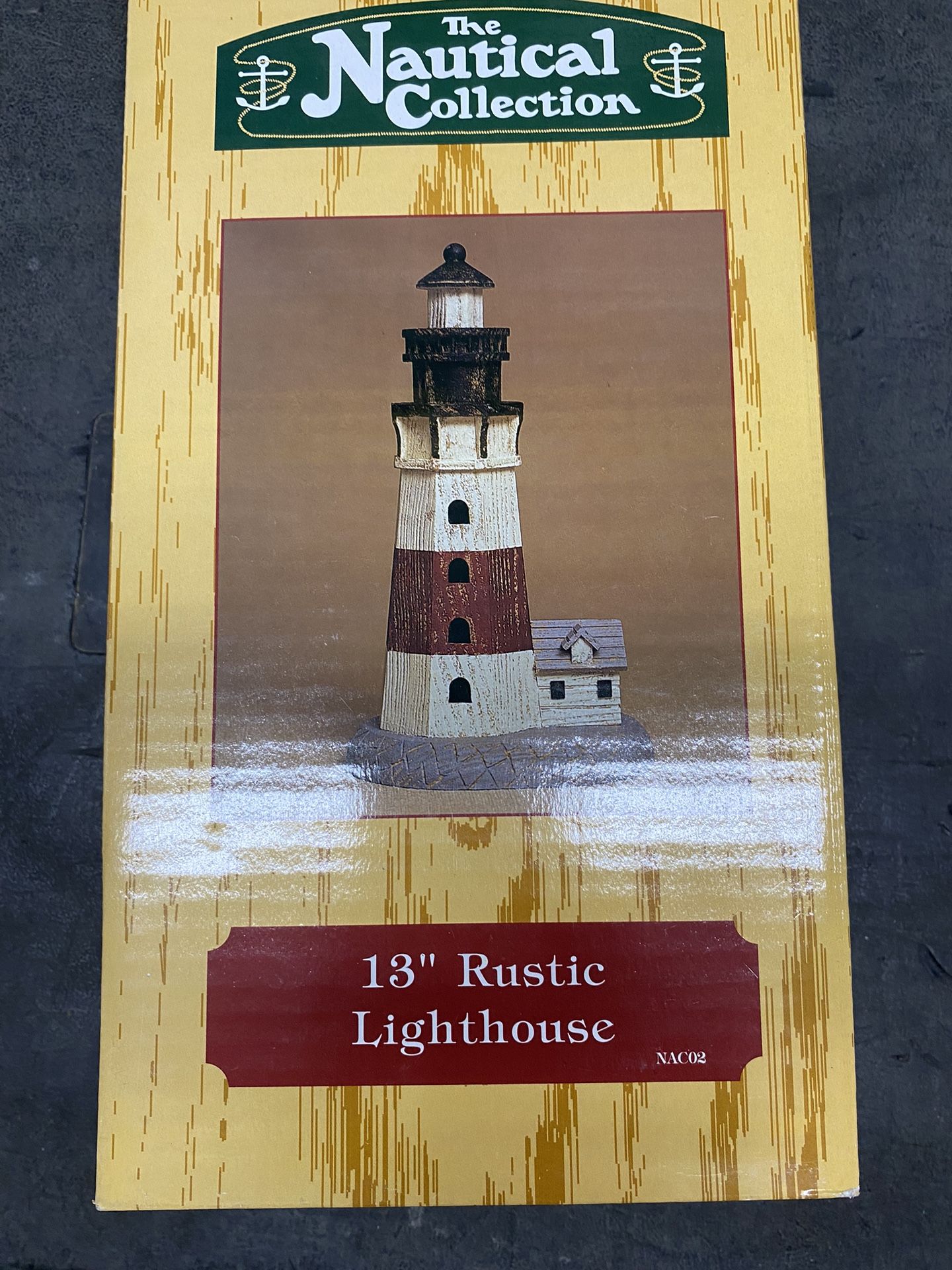 Coastal Decor-Wooden Lighthouse