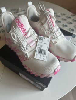 Adidas Kaptir Flow K White Pink Sneakers US 6