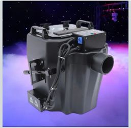 6000W Dry Ice Fog Machine with 5-6Min Continuous Fog, 110V Low Lying Fog Machine with Tube 2152.78ft² Coverage, CO2 Jet Fog Effect Machine for DJ Stag