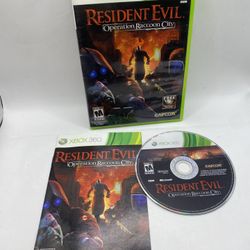 Resident Evil: Operation Raccoon City (Microsoft Xbox 360, 2012)  Complete CIB w