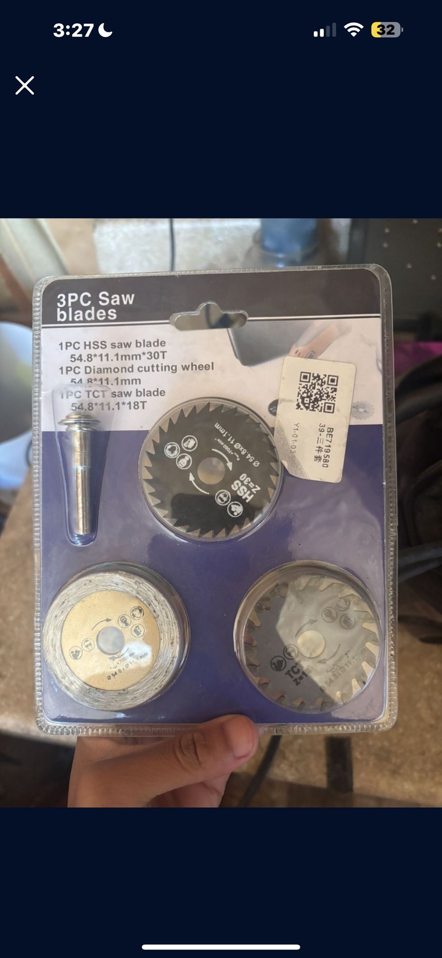 3PC Saw Blades