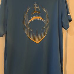 Nike Dri Fit Chargers Tee Size Large