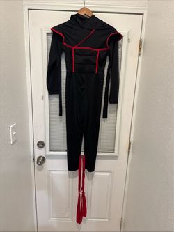 Black Ninja Halloween Costume Jumpsuit