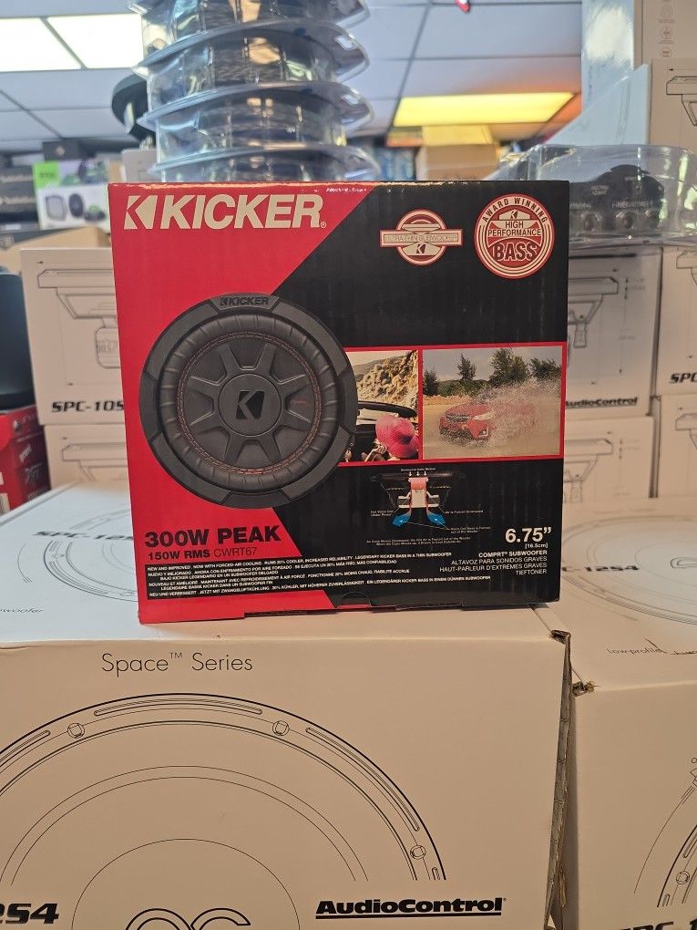 Kicker Comprt Subwoofer 6.75"