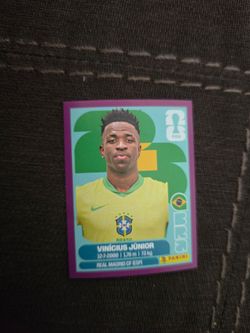 Panini card venicius jr purple