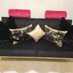 Small Black Couch