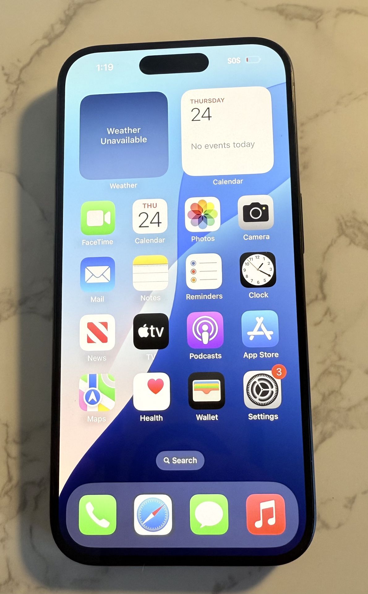 Unlocked/Liberado Titanium Black iPhone 15 PRO 256GB (All Carriers & Countries)*Para Todas Companias*