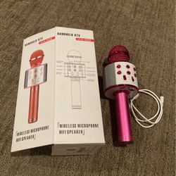 Niskite Karaoke Microphone Purple/Pink