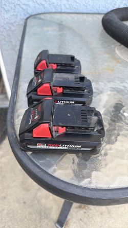 Milwaukee M18 batteries