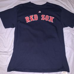 Boston Red Sox “#1 Papa” Navy Blue Majestic Shirt; Men’s L