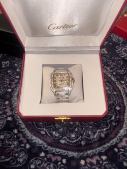 Bust down Cartier two tone