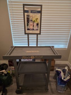 Tito's bar cart