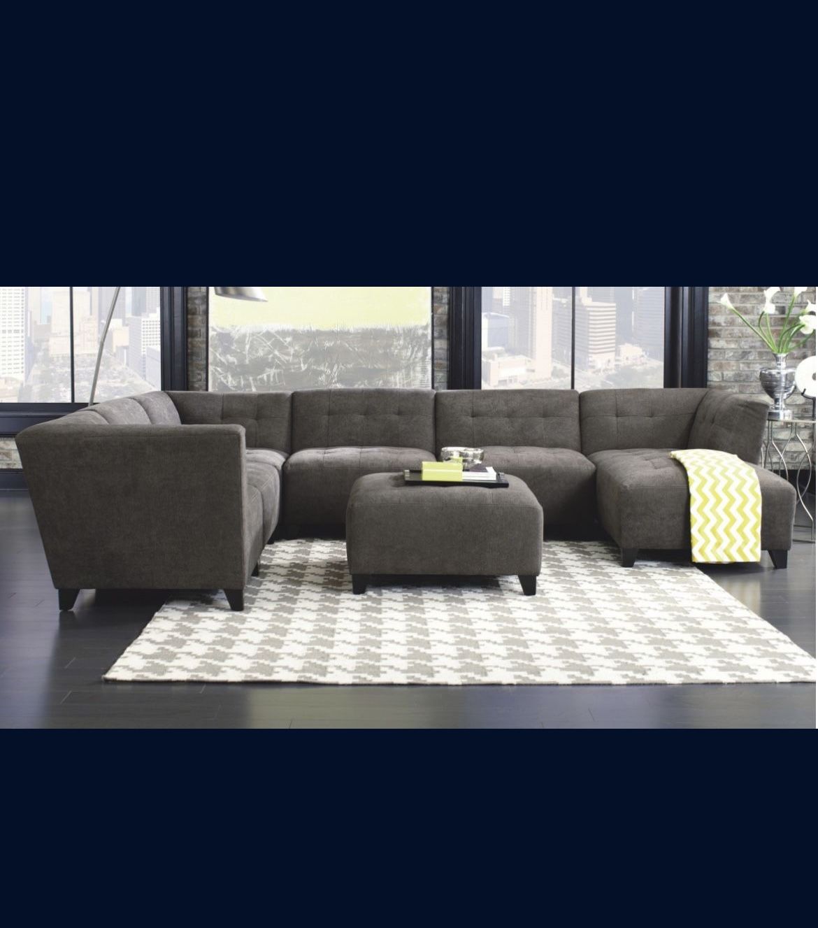 Grey Modular Sectional From Jerome’s Furniture