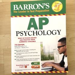 AP psychology book