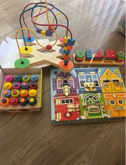 Kids Puzzles and STEM toys (no missing parts)