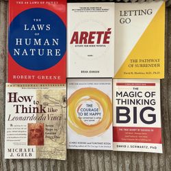 Self Improvement Books - $25