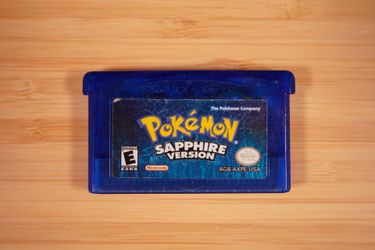 Authentic Pokemon Sapphire Version Game Cartridge