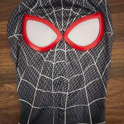 MARVEL - Spiderman Miles Morales Fabric Mask for Adults (Halloween Costume)