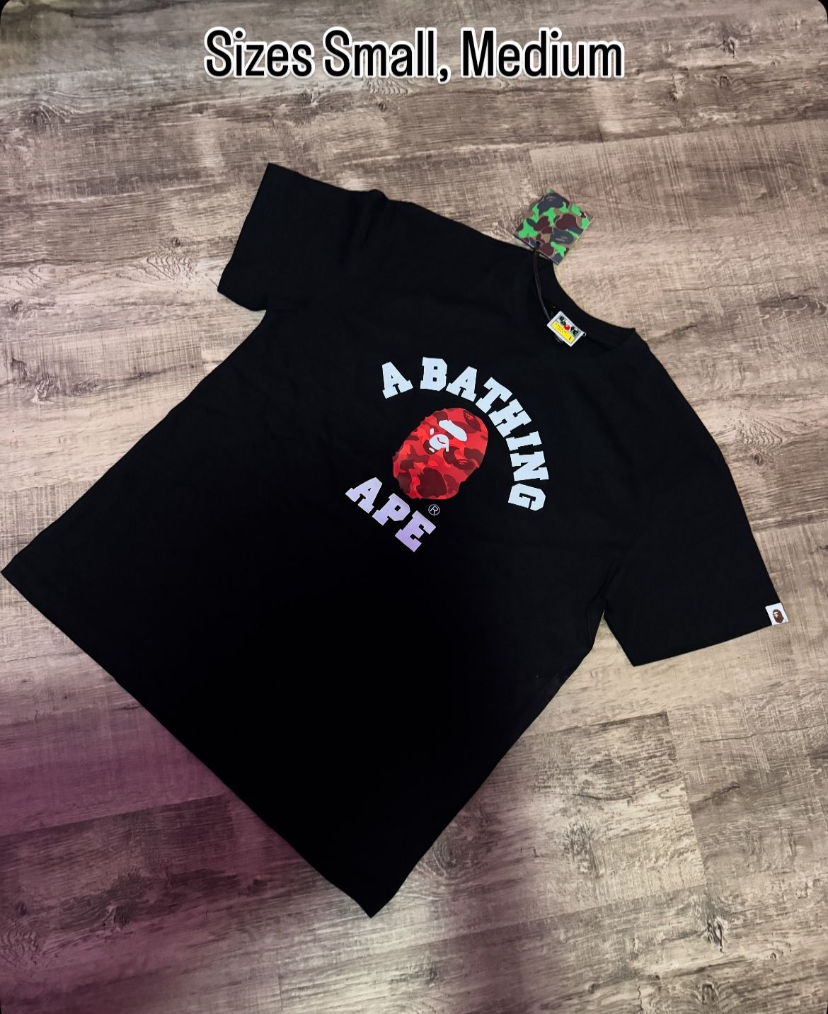 Black And Red Bape Shirt