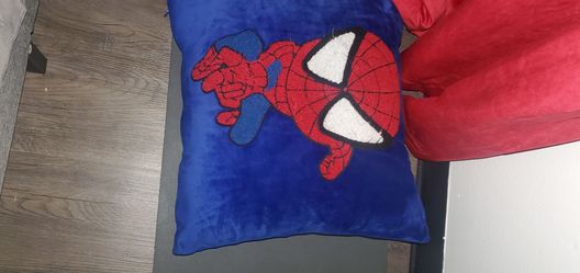 Spider man pillow