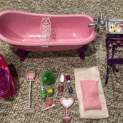 Barbie Glam Bathroom Set
