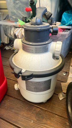 Best way steel pro 15 ft by 12 ft used pool with sand filter