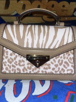 Michael Kors Limited edition Zebra And Cheetah Print Crossbody Purse