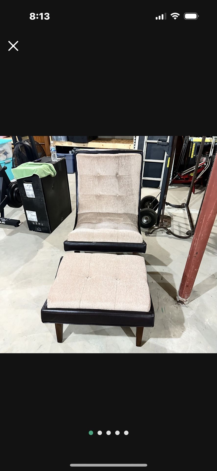 Chair & Ottoman