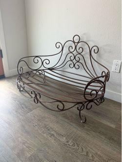 Pending - Pet Bed Frame - Wrought Iron Style Scrollwork - solidly made - victorian - French Quarter