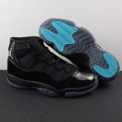 Air Jordan 11 Retro Black Patent Leather Men's Shoes Size 9