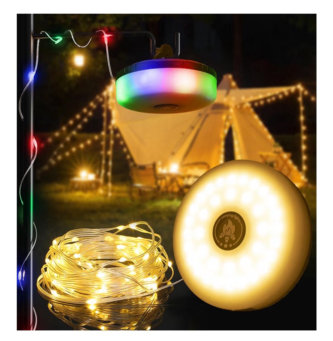 DGE Camping String Lights, 