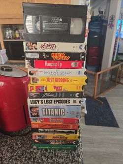 VHS movies $2 each