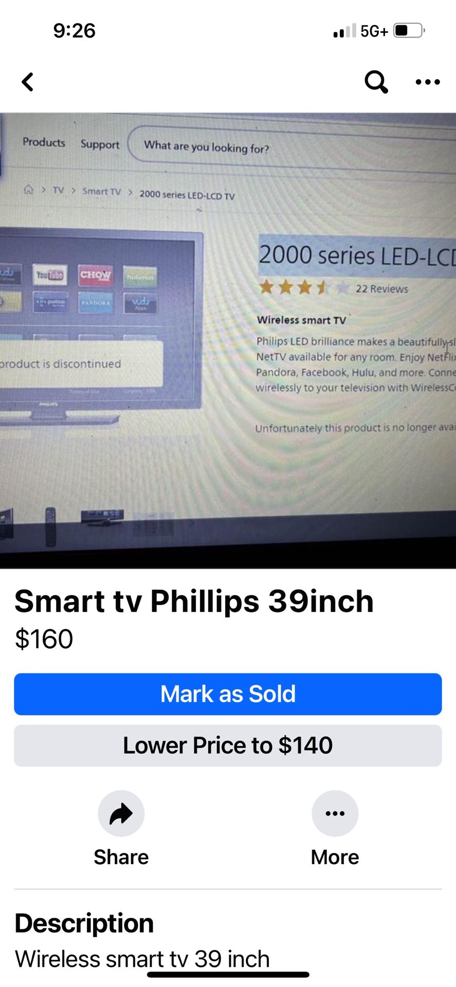 Smart Tv Phillips