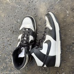 Nike Dunk High - Black/White Size 13