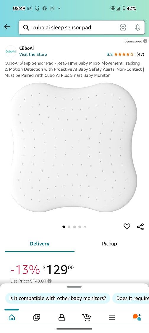 Cubo AI Sleep Sensor