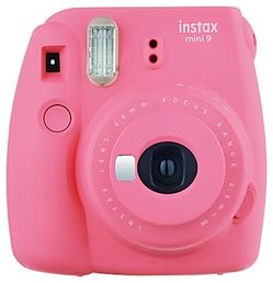 Fujifilm Instax Mini 9 Instant Film Camera - Flamingo Pink - Tested & Works