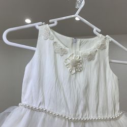 🔥White Dress for special occasion size 5-6