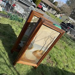 Four panel divider canvas