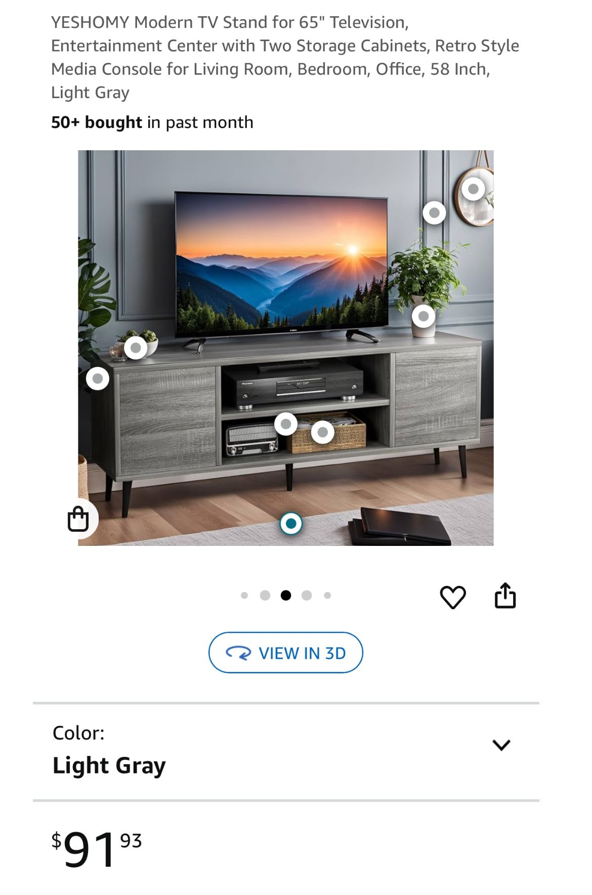 YESHOMY Modern TV Stand