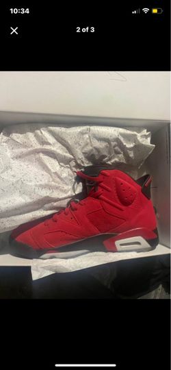 Air Jordan 6 Retro Toro Bravo Red Suede
