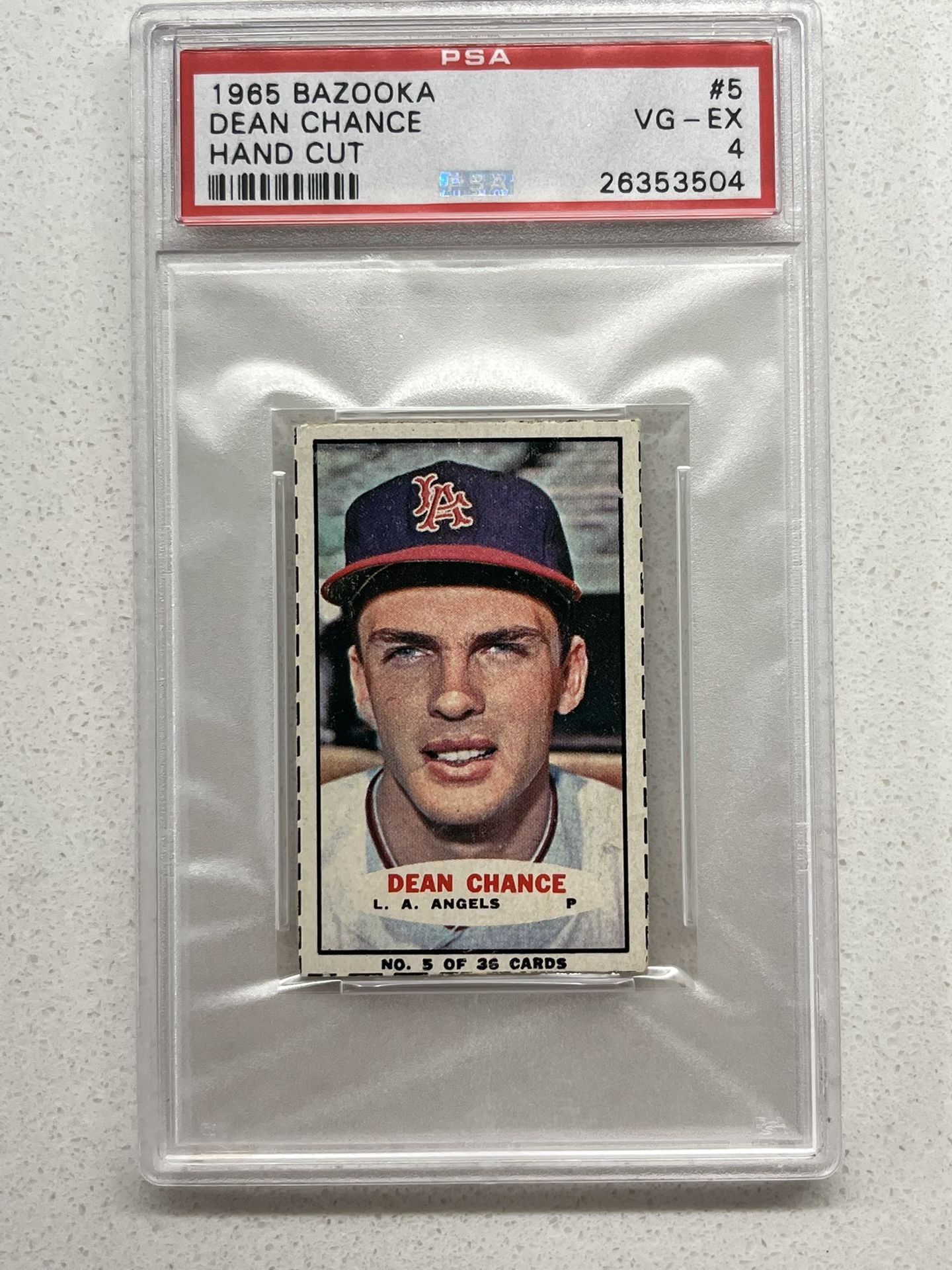 DEAN CHANCE Vintage Baseball Card
