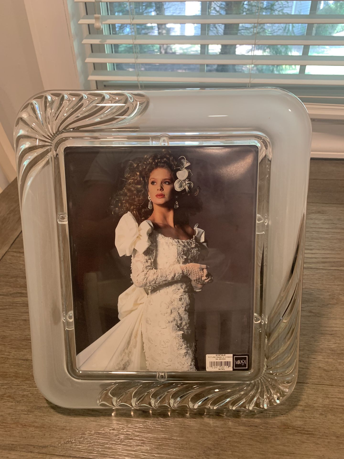 14 1/4” Rare Mikasa “Mystique” Glass Picture Frame – Limited Edition (#250/830) – Made in Germany