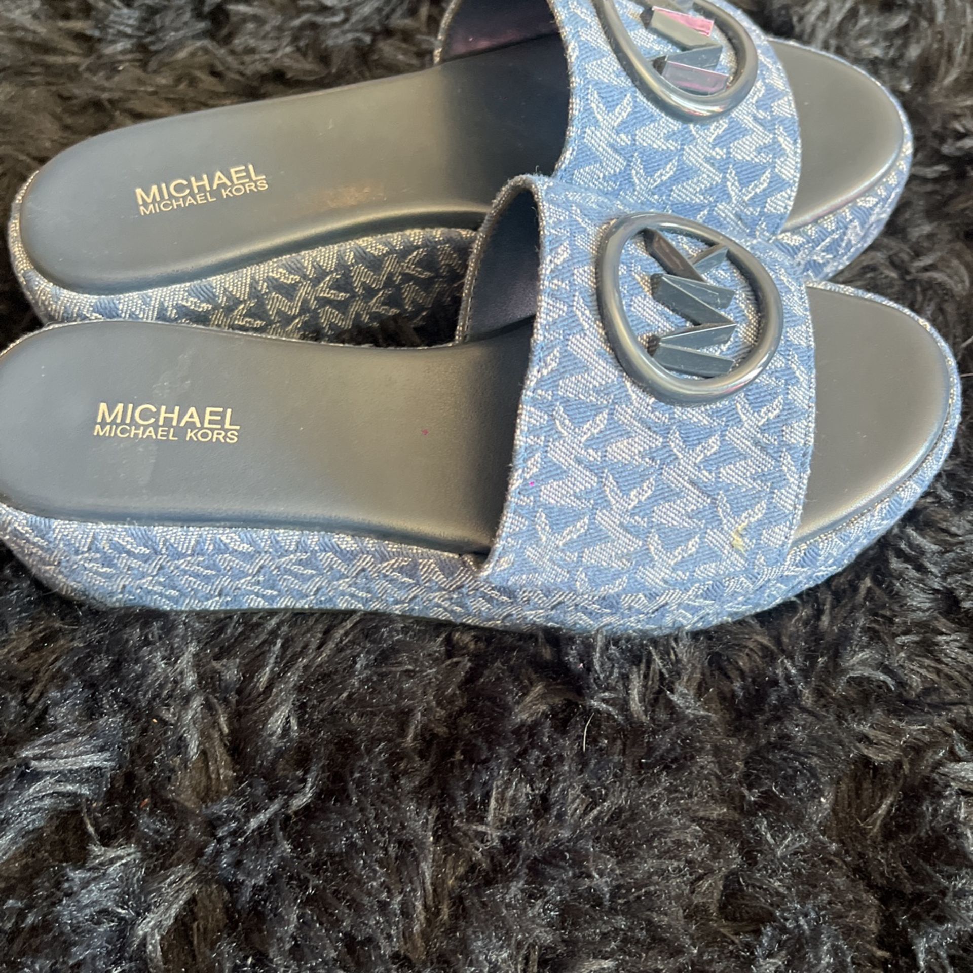 MICHAEL Michael Kors Women's Sadler Platform Wedge Sandals