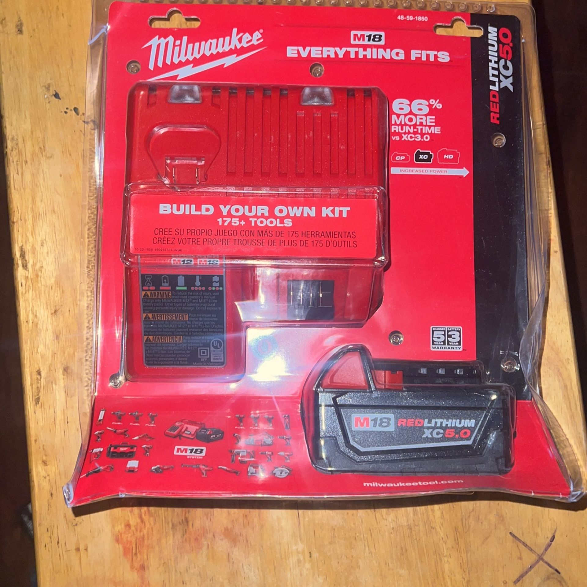 Cargador Y Pila 5.0 Milwaukee